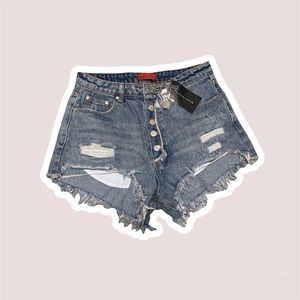 Fashionnova | Super High Rise Distressed Shorts